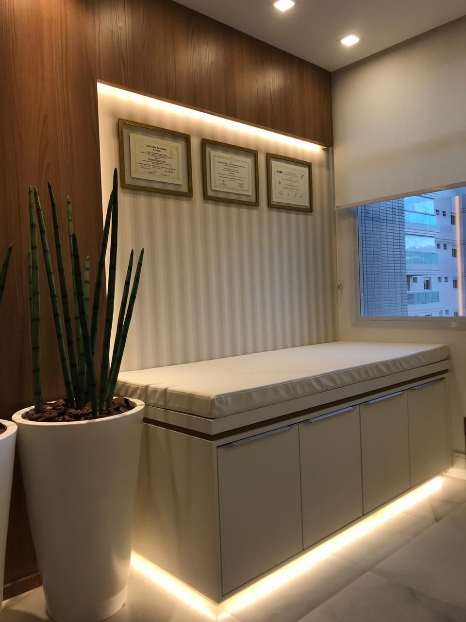 Sala de espera do consultório